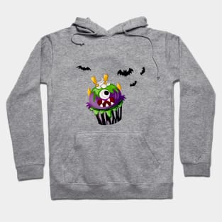 Halloween Surprised Cake Bat Hoodie